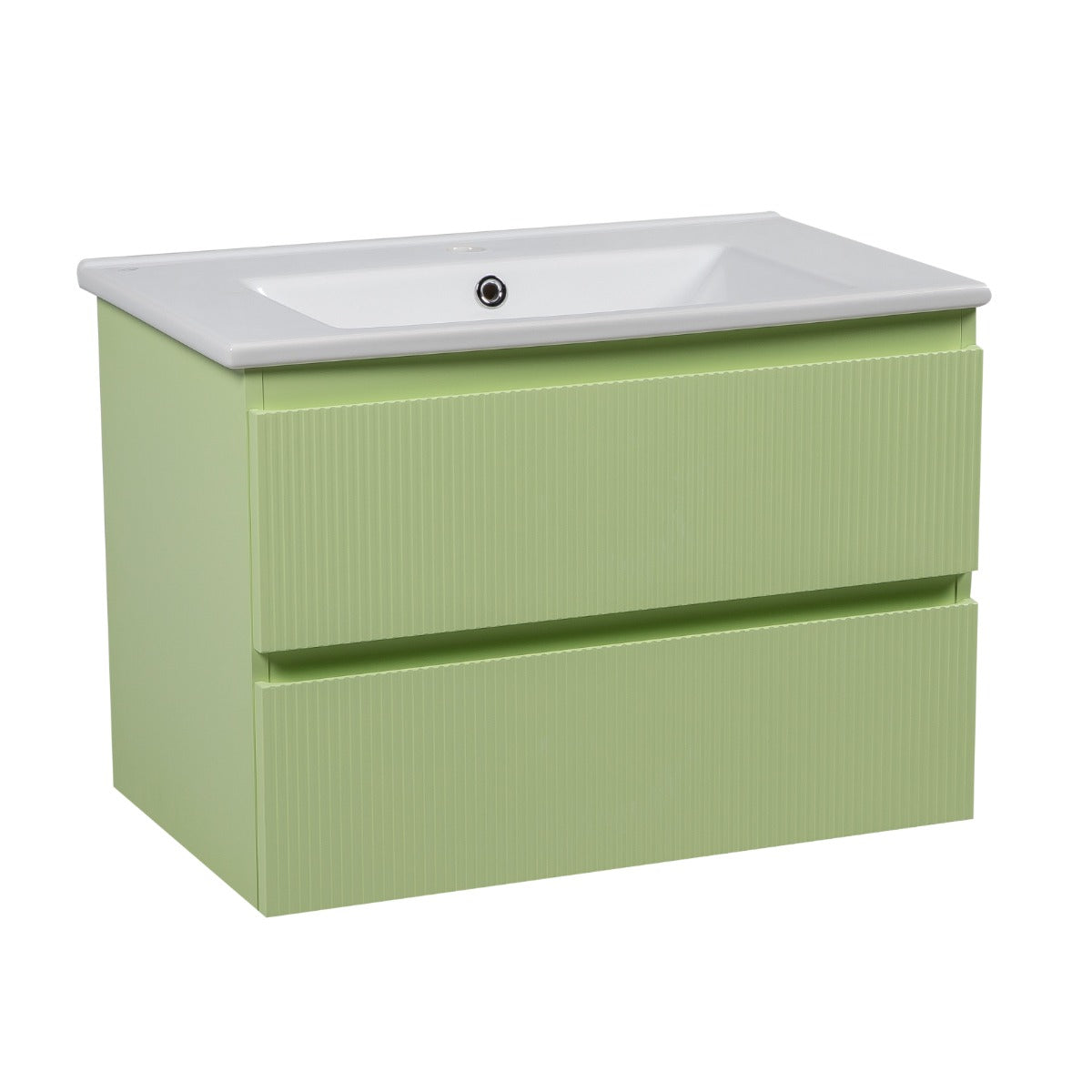 Modern Wall-Mount Bathroom Vanity with Washbasin | Edison Collection | Non-Toxic Fire-Resistant MDF-30"-34"-40" | Buy Vanity Online