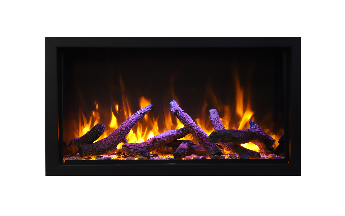 Panorama BI Deep XT Smart Electric Fireplace | Amantii | Built-in Steel Surround | Wifi Enabled | Buy Fireplaces Online