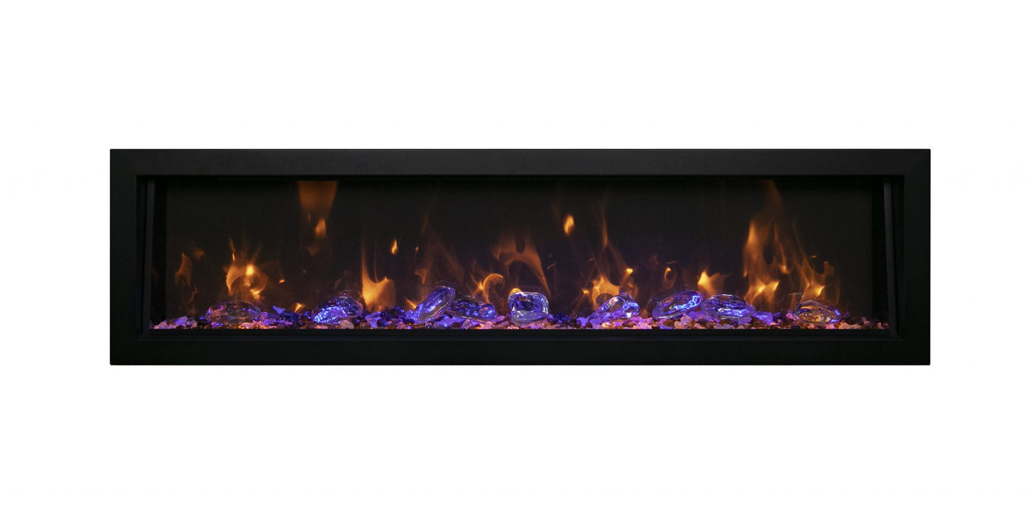 Panorama BI Deep XT Smart Electric Fireplace | Amantii | Built-in Steel Surround | Wifi Enabled | Buy Fireplaces Online
