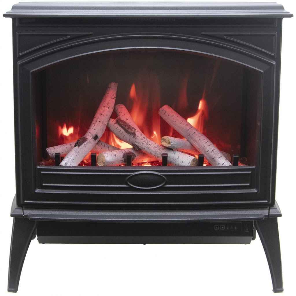 Cast Iron Freestand Electric Fireplace | Amantii | Indoor Fireplace
