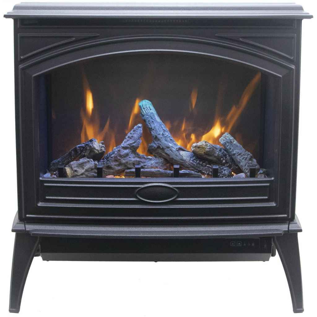 Cast Iron Freestand Electric Fireplace | Amantii | Indoor Fireplace