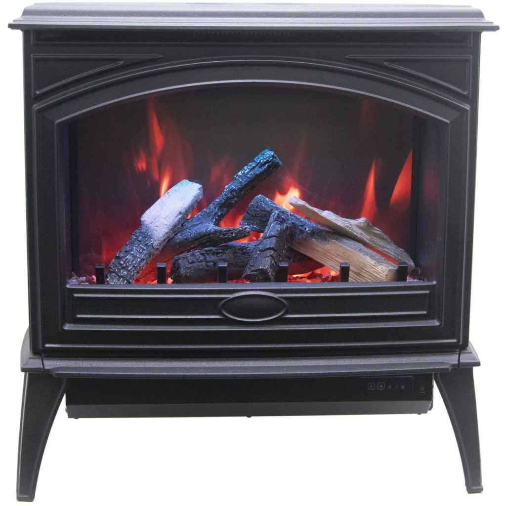 Cast Iron Freestand Electric Fireplace | Amantii | Indoor Fireplace