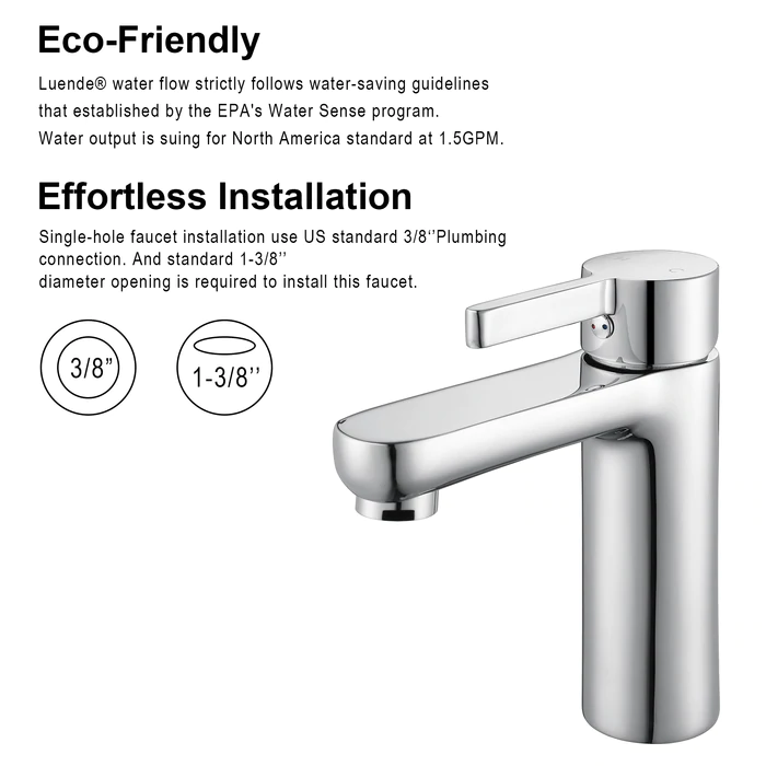 Bari Classic | Single Hole Bathroom Faucet