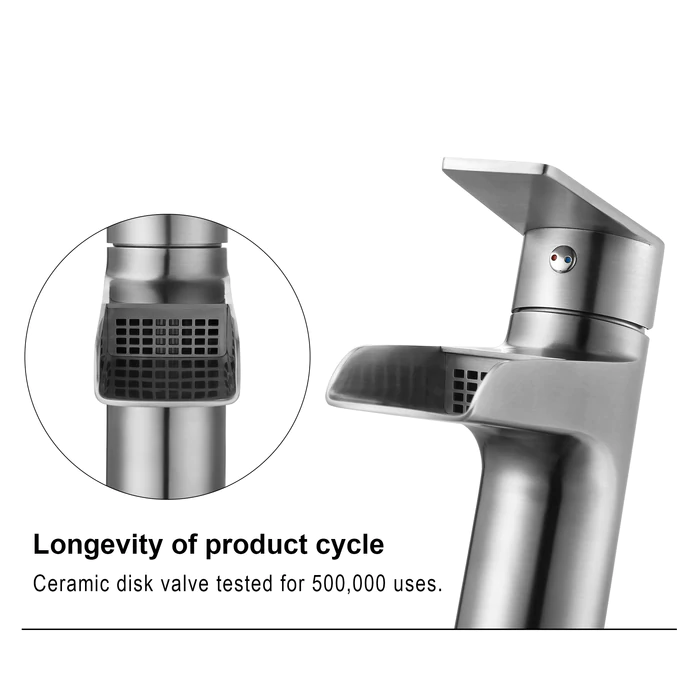 Bari Modern | Single Hole Bathroom Faucet