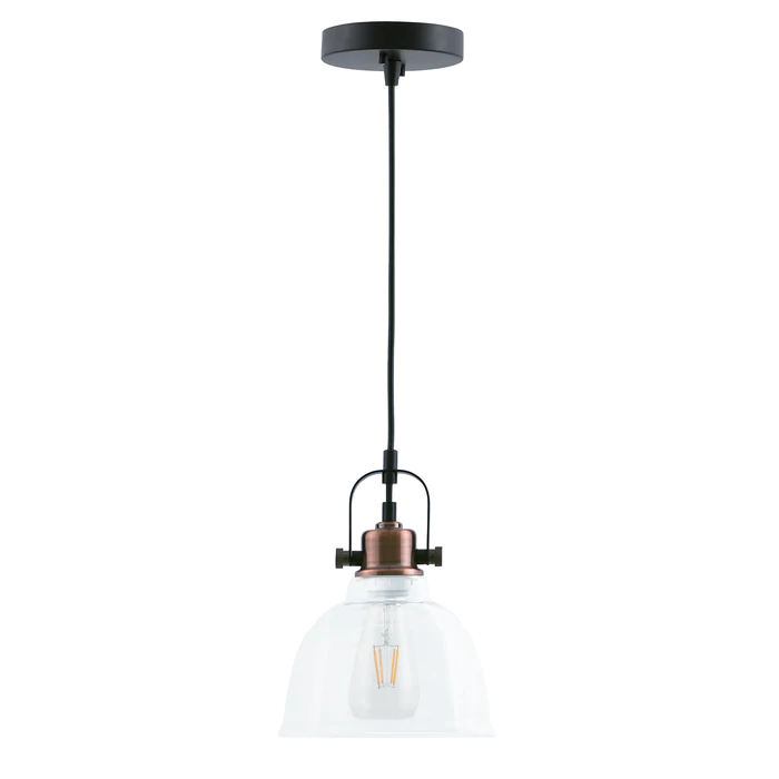 Bari Industrial | 1-Light Dimmable LED Pendant Light