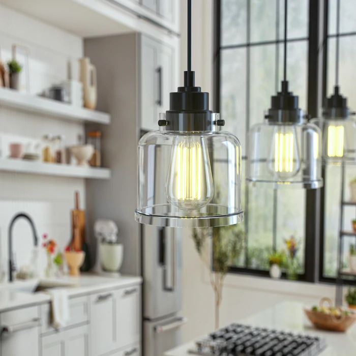 Bari Classic | 1-Light Dimmable Pendant Light