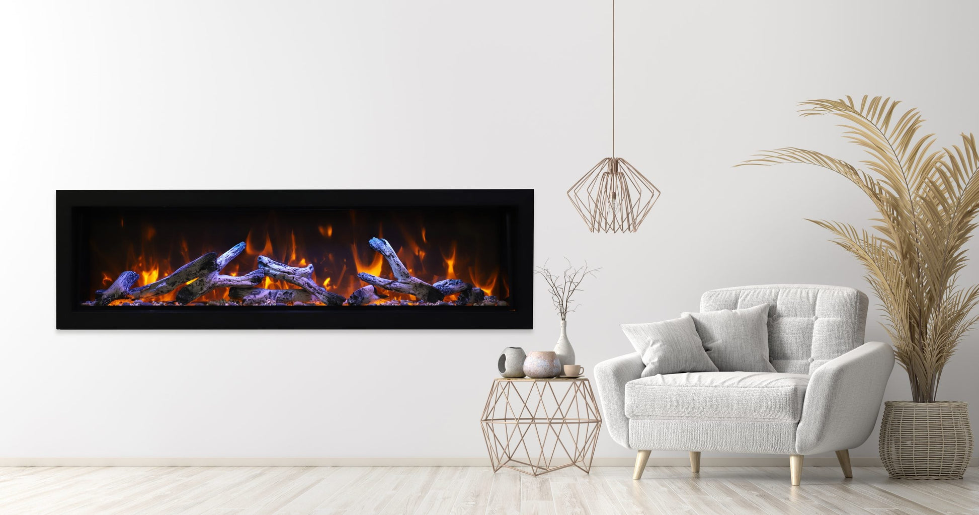 Extra Tall Electric Fireplace | Remii | Indoor | Outdoor | 2 Stage Heater | Buy Fireplaces Online