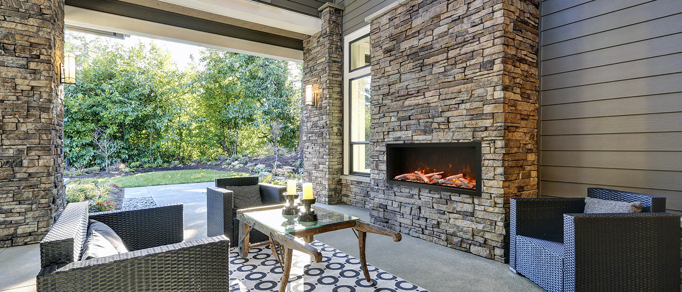 WM – Electric Fireplace | Remii | Indoor | Outdoor | Multi-function Remote | Buy Fireplaces Online