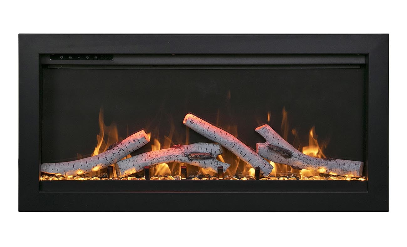 Symmetry Smart Electric Fireplace | Amantii | Optional Surround | Wifi Enabled | Buy Fireplaces Online