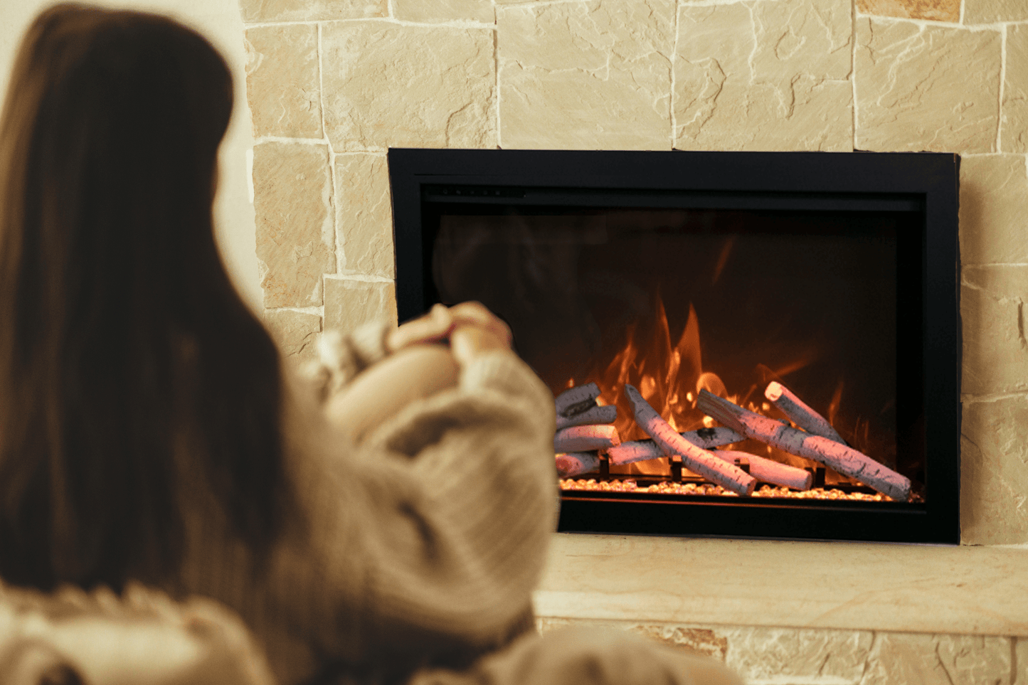 Bespoke Electric Fireplace | Amantii | TRD | Wifi Enabled | Buy Fireplaces Online
