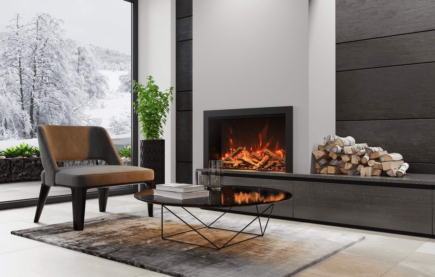 Electric Fireplace | Amantii | TRD | Indoor | Buy Fireplaces Online