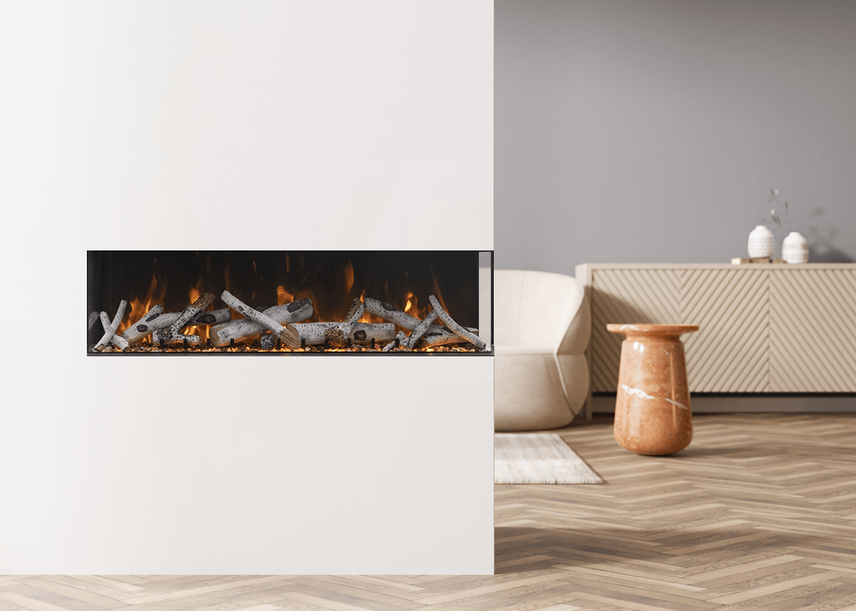 Tru View XL Deep Smart Electric Fireplace | Amantii | Wifi Enabled | Buy Fireplaces Online