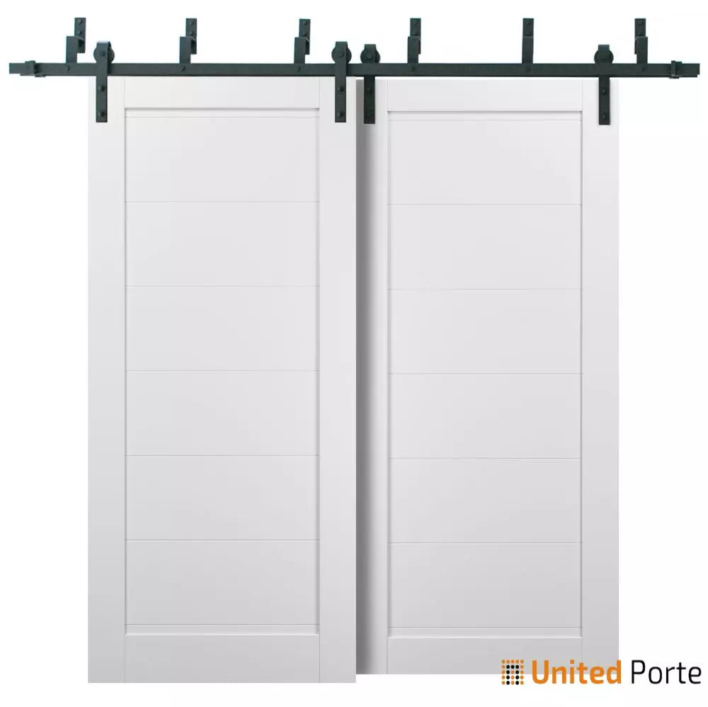 Barn Bypass Doors with Hardware | Double Sliding Panel Door I Buy Doors Online