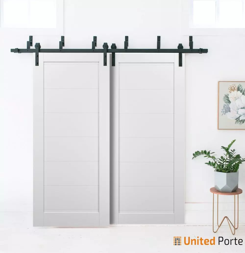 Barn Bypass Doors with Hardware | Double Sliding Panel Door I Buy Doors Online