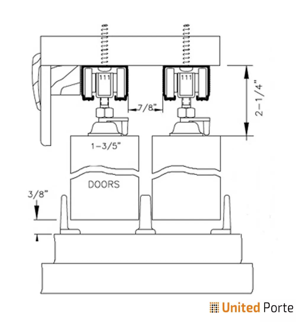 Sliding Closet Bypass Doors with Hardware | Wood Solid Bedroom Wardrobe Doors | Buy Doors Online