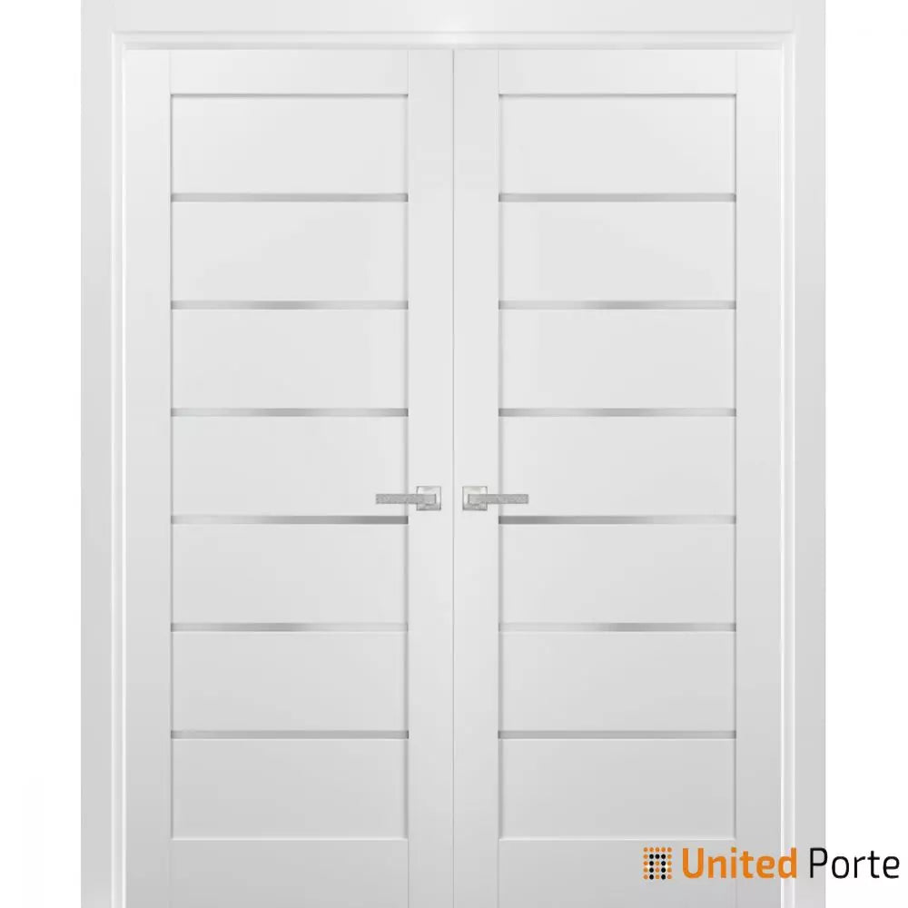 French Double Panel Lite Doors with Hardware | Bathroom Bedroom Interior Sturdy Door | Buy Doors Online