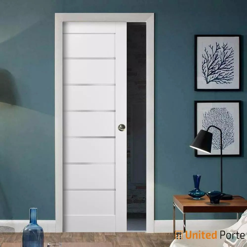 French Double Pocket Doors with Frames | Solid Wood Interior Door | Buy Doors Online