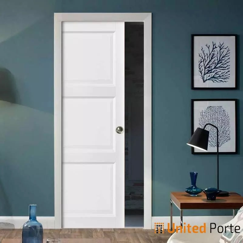French Pocket Door with Hardware | Solid Wood Interior Sturdy Doors | Buy Doors Online