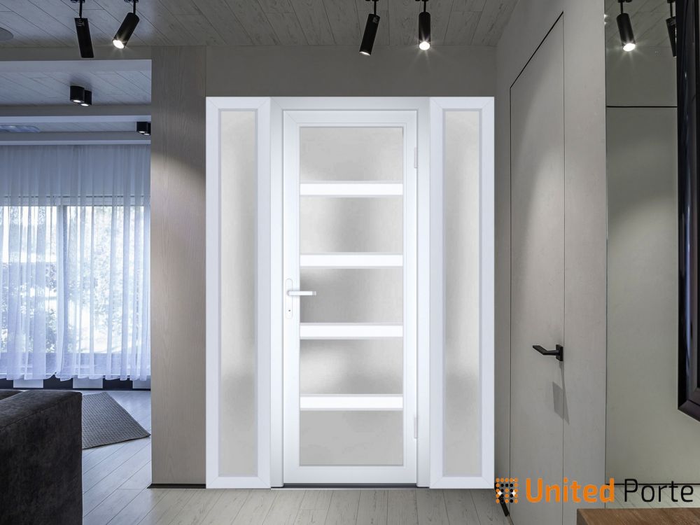 Front Exterior Prehung Fiber Glass Door with Frosted Glass | Commercial and Residential Doors | Buy Doors Online