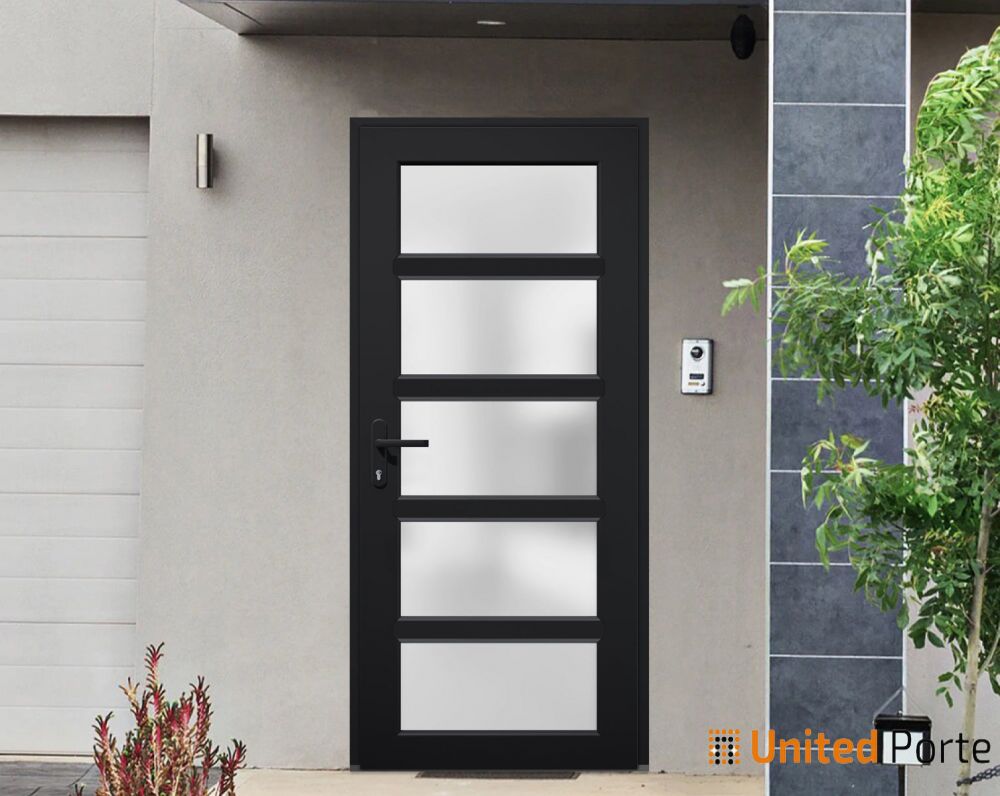 Front Exterior Prehung Fiber Glass Door with Frosted Glass | Commercial and Residential Doors | Buy Doors Online