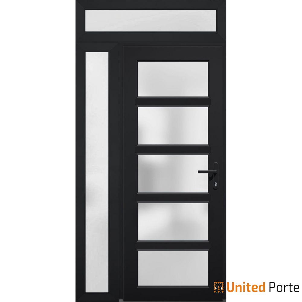 Front Exterior Prehung Fiber Glass Door with Frosted Glass | Commercial and Residential Doors | Buy Doors Online