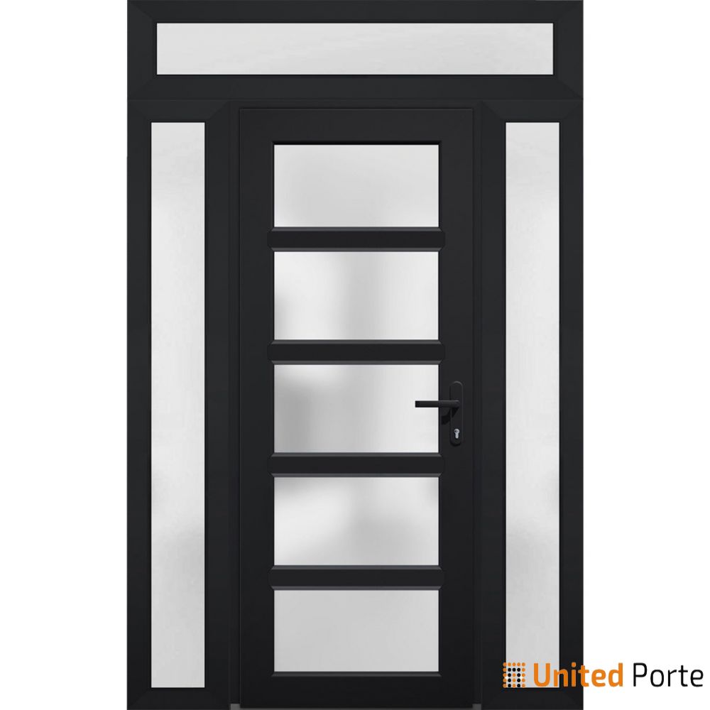 Front Exterior Prehung Fiber Glass Door with Frosted Glass | Commercial and Residential Doors | Buy Doors Online