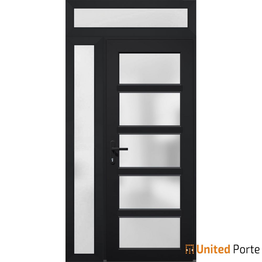 Front Exterior Prehung Fiber Glass Door with Frosted Glass | Commercial and Residential Doors | Buy Doors Online