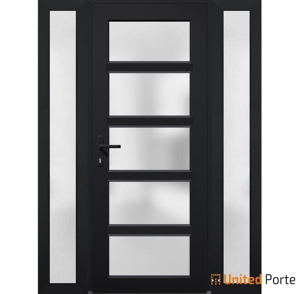 Front Exterior Prehung Fiber Glass Door with Frosted Glass | Commercial and Residential Doors | Buy Doors Online