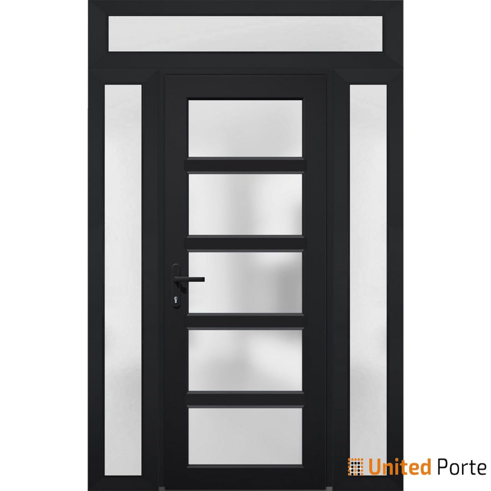 Front Exterior Prehung Fiber Glass Door with Frosted Glass | Commercial and Residential Doors | Buy Doors Online