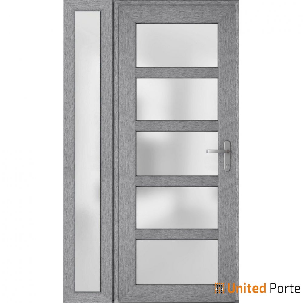 Front Exterior Prehung Fiber Glass Door with Frosted Glass | Commercial and Residential Doors | Buy Doors Online