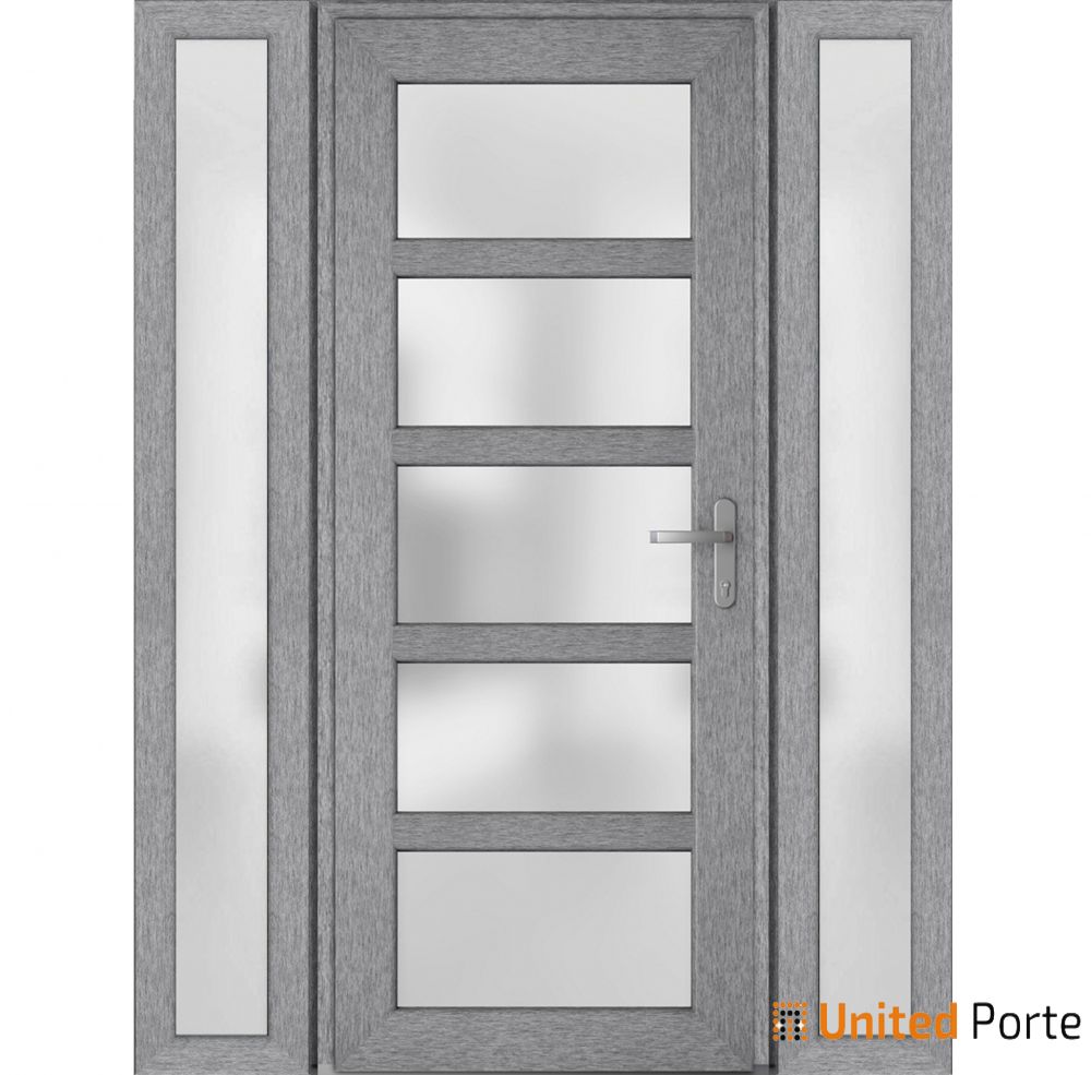 Front Exterior Prehung Fiber Glass Door with Frosted Glass | Commercial and Residential Doors | Buy Doors Online