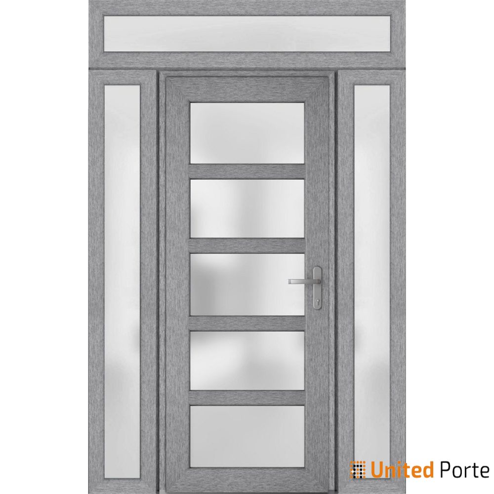 Front Exterior Prehung Fiber Glass Door with Frosted Glass | Commercial and Residential Doors | Buy Doors Online