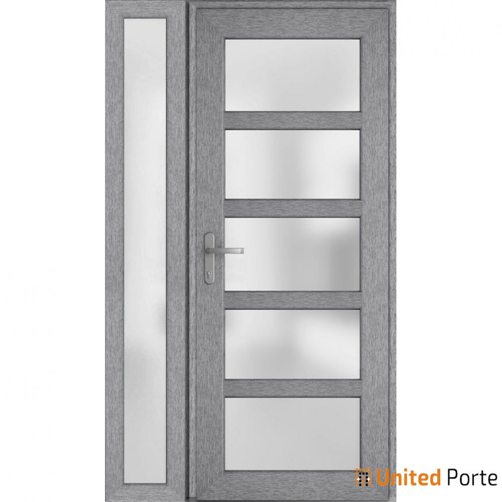 Front Exterior Prehung Fiber Glass Door with Frosted Glass | Commercial and Residential Doors | Buy Doors Online