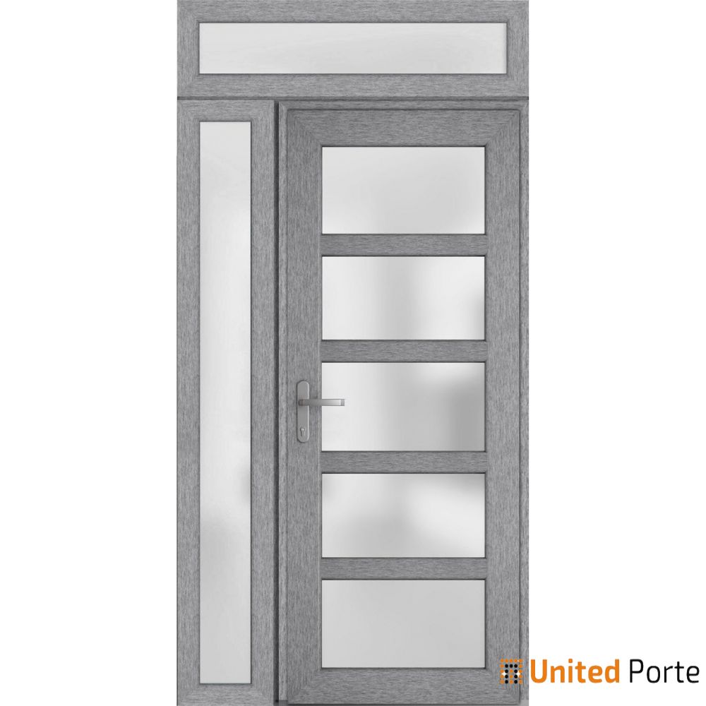 Front Exterior Prehung Fiber Glass Door with Frosted Glass | Commercial and Residential Doors | Buy Doors Online