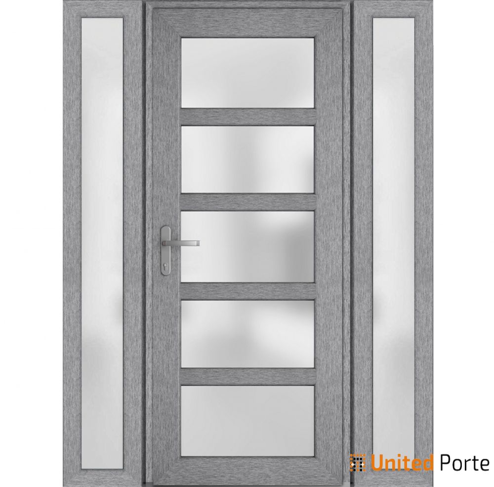 Front Exterior Prehung Fiber Glass Door with Frosted Glass | Commercial and Residential Doors | Buy Doors Online