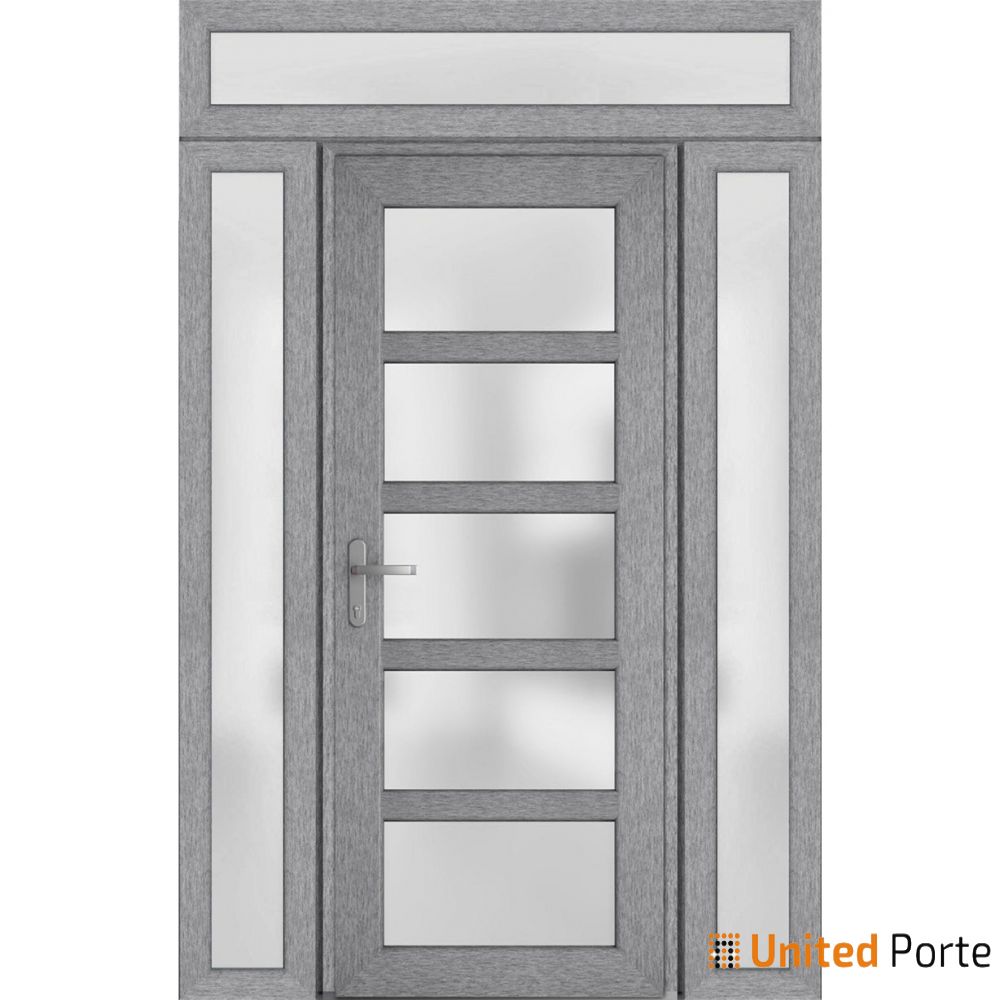 Front Exterior Prehung Fiber Glass Door with Frosted Glass | Commercial and Residential Doors | Buy Doors Online