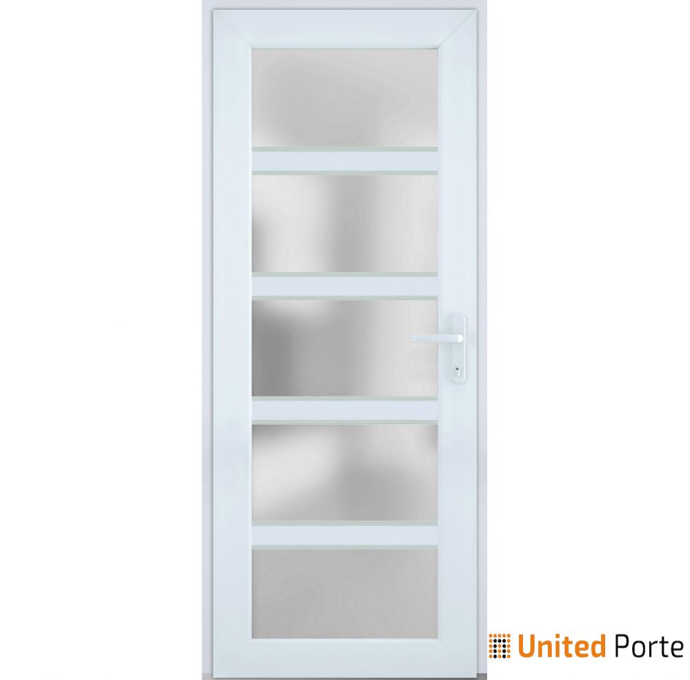 Front Exterior Prehung Fiber Glass Door with Frosted Glass | Commercial and Residential Doors | Buy Doors Online