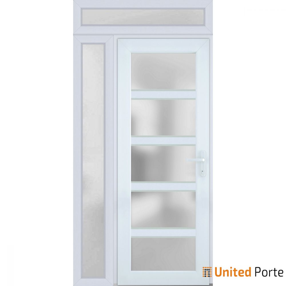 Front Exterior Prehung Fiber Glass Door with Frosted Glass | Commercial and Residential Doors | Buy Doors Online