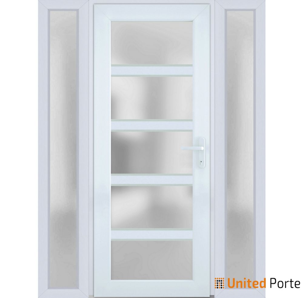 Front Exterior Prehung Fiber Glass Door with Frosted Glass | Commercial and Residential Doors | Buy Doors Online