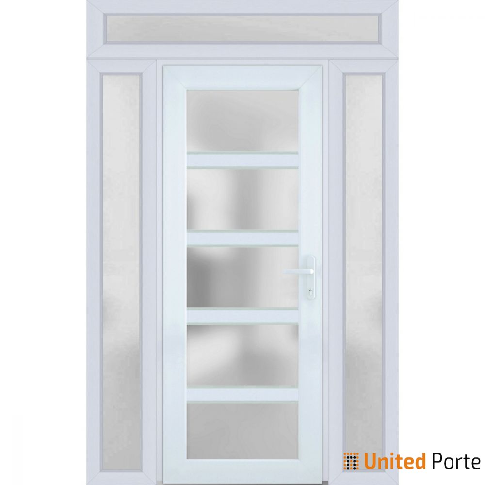 Front Exterior Prehung Fiber Glass Door with Frosted Glass | Commercial and Residential Doors | Buy Doors Online