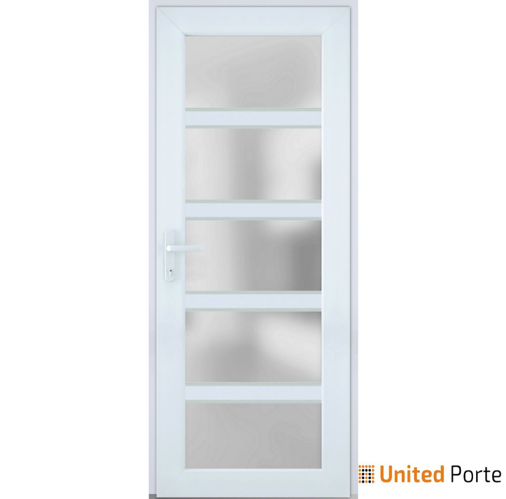 Front Exterior Prehung Fiber Glass Door with Frosted Glass | Commercial and Residential Doors | Buy Doors Online