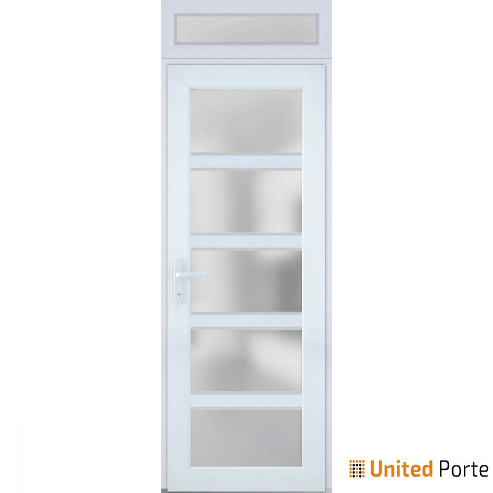 Front Exterior Prehung Fiber Glass Door with Frosted Glass | Commercial and Residential Doors | Buy Doors Online