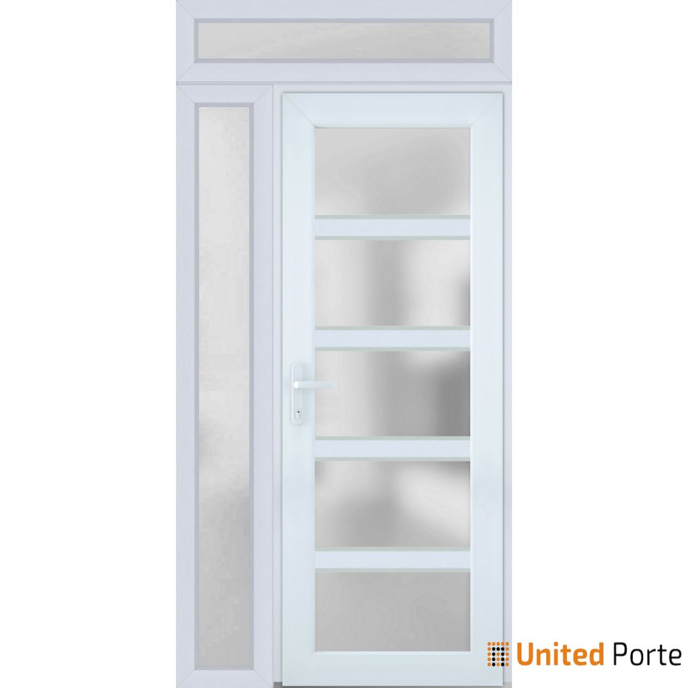 Front Exterior Prehung Fiber Glass Door with Frosted Glass | Commercial and Residential Doors | Buy Doors Online