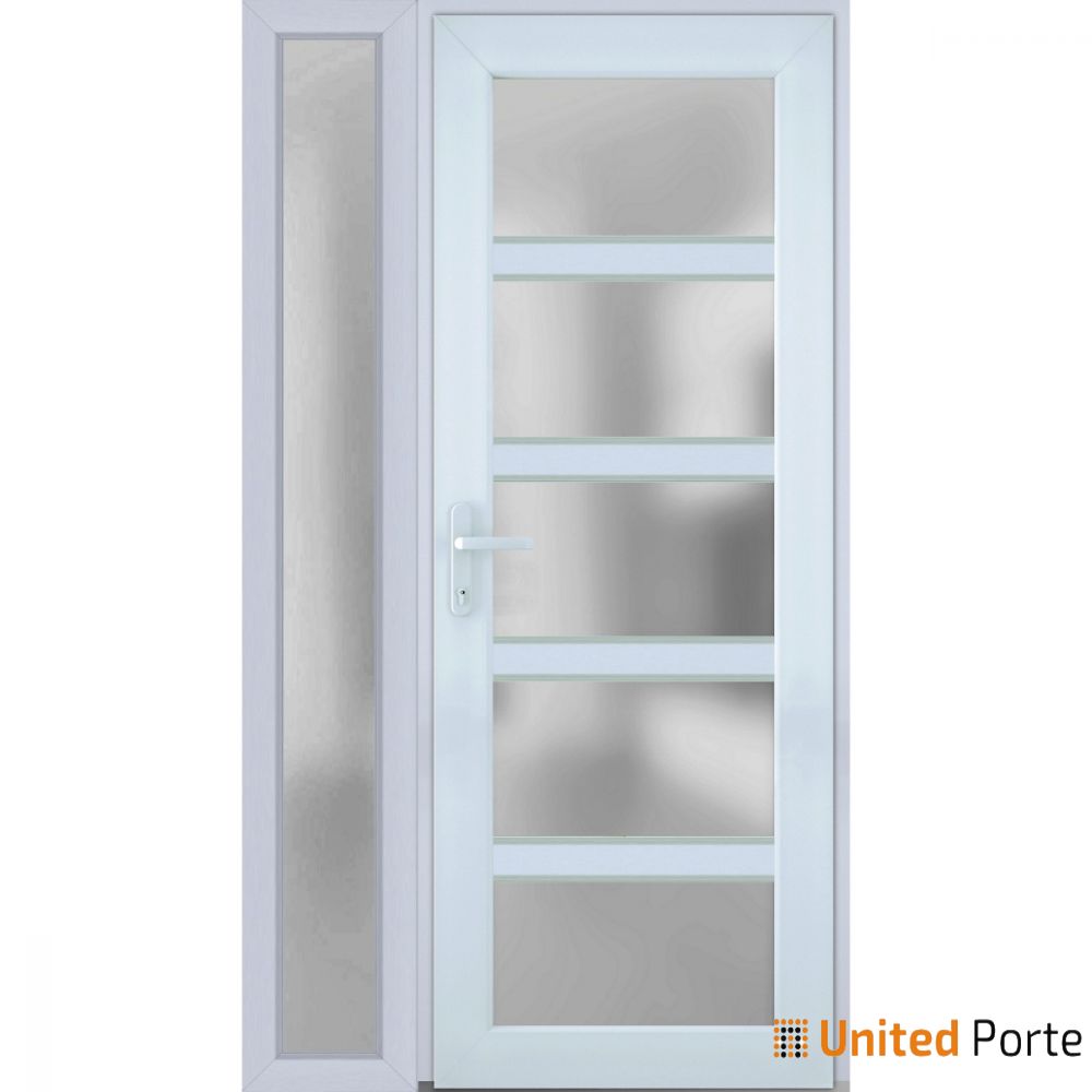 Front Exterior Prehung Fiber Glass Door with Frosted Glass | Commercial and Residential Doors | Buy Doors Online