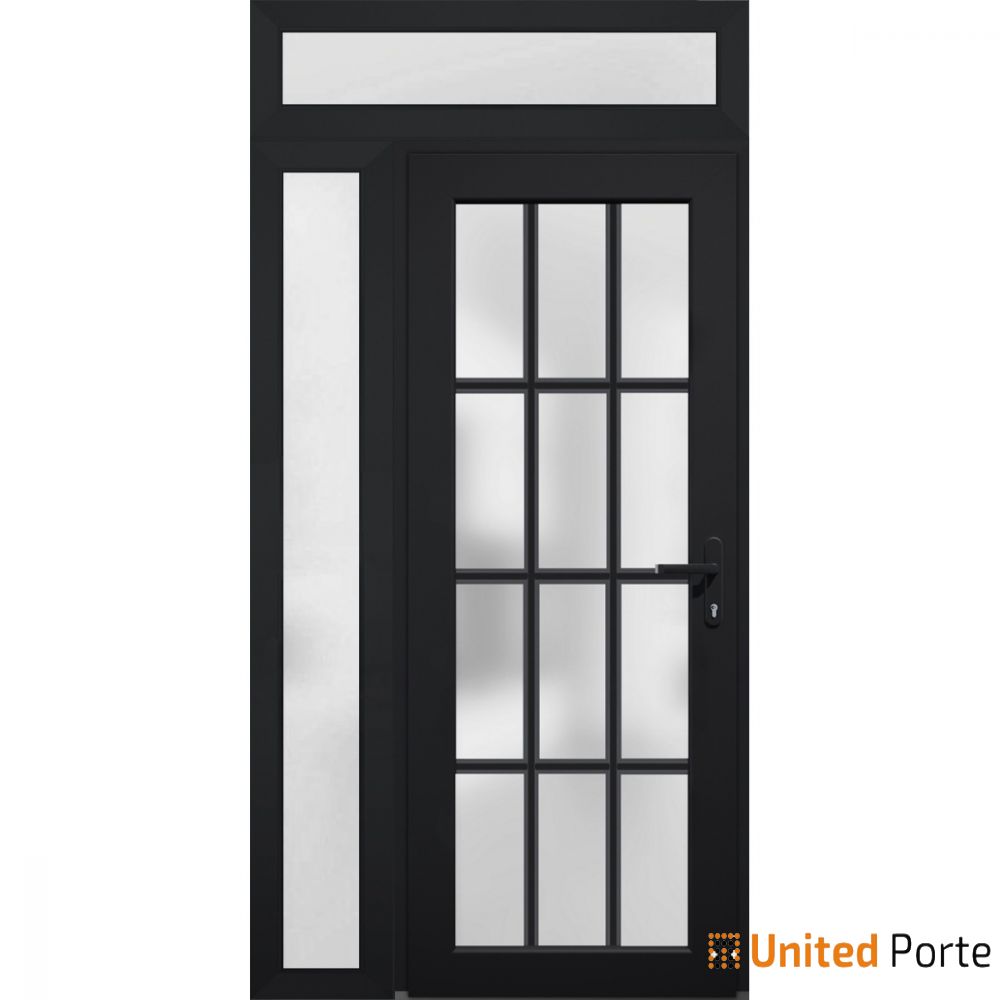 Front Exterior Prehung Fiber Glass Door with Frosted Glass | Commercial and Residential Doors | Buy Doors Online