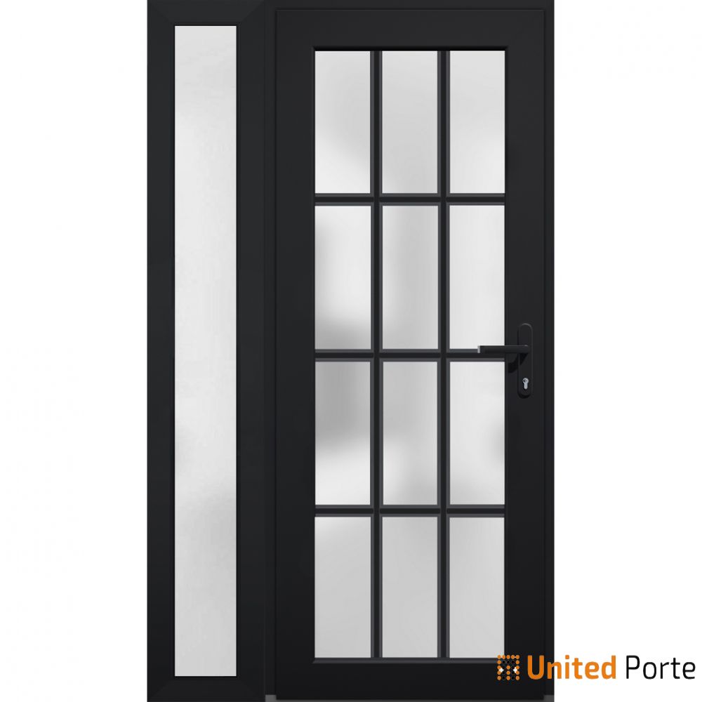 Front Exterior Prehung Fiber Glass Door with Frosted Glass | Commercial and Residential Doors | Buy Doors Online
