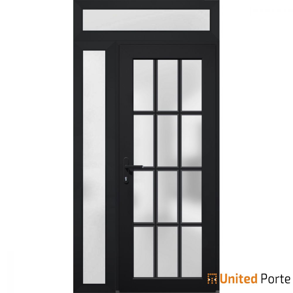 Front Exterior Prehung Fiber Glass Door with Frosted Glass | Commercial and Residential Doors | Buy Doors Online