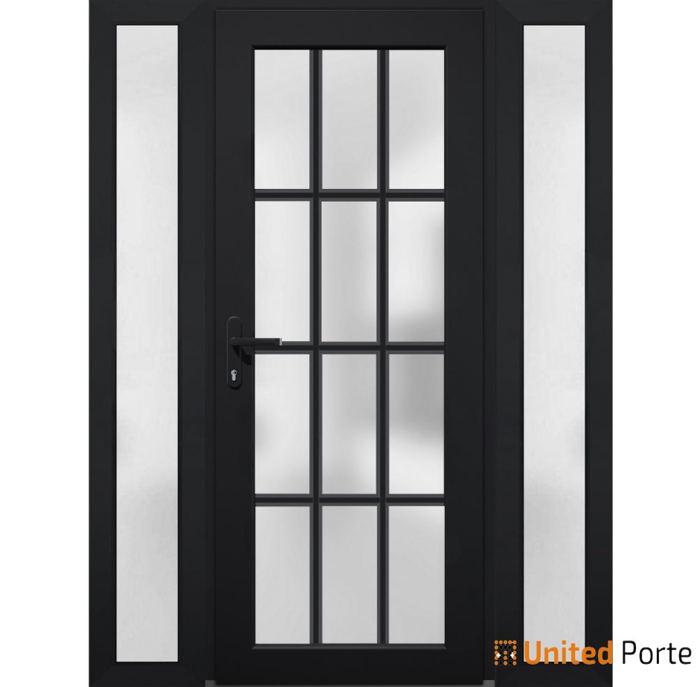 Front Exterior Prehung Fiber Glass Door with Frosted Glass | Commercial and Residential Doors | Buy Doors Online