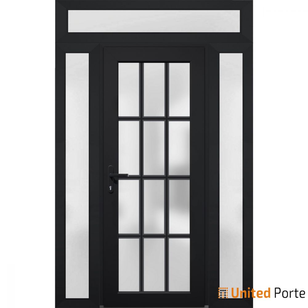 Front Exterior Prehung Fiber Glass Door with Frosted Glass | Commercial and Residential Doors | Buy Doors Online