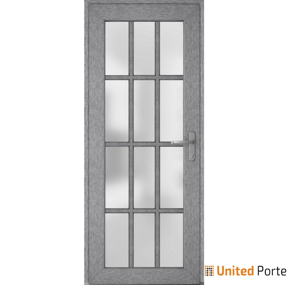 Front Exterior Prehung Fiber Glass Door with Frosted Glass | Commercial and Residential Doors | Buy Doors Online